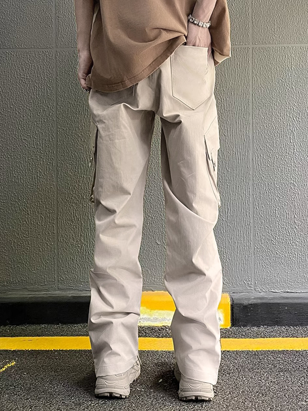 Herren-Cargohose mit mehreren Taschen und Reißverschluss-1