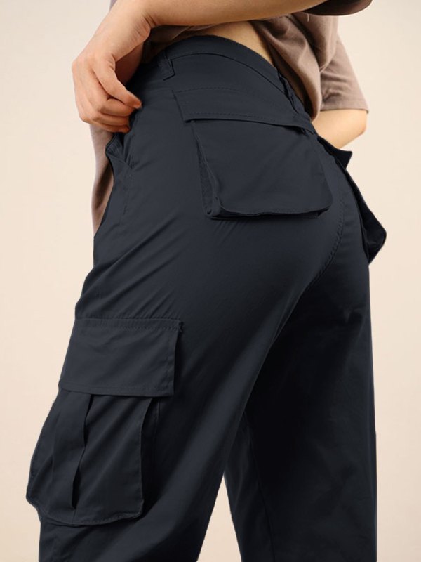 Technik Tasche Graue Cargohose-2