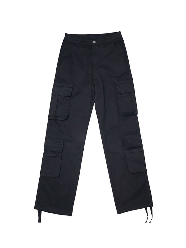 Technik Tasche Graue Cargohose-3